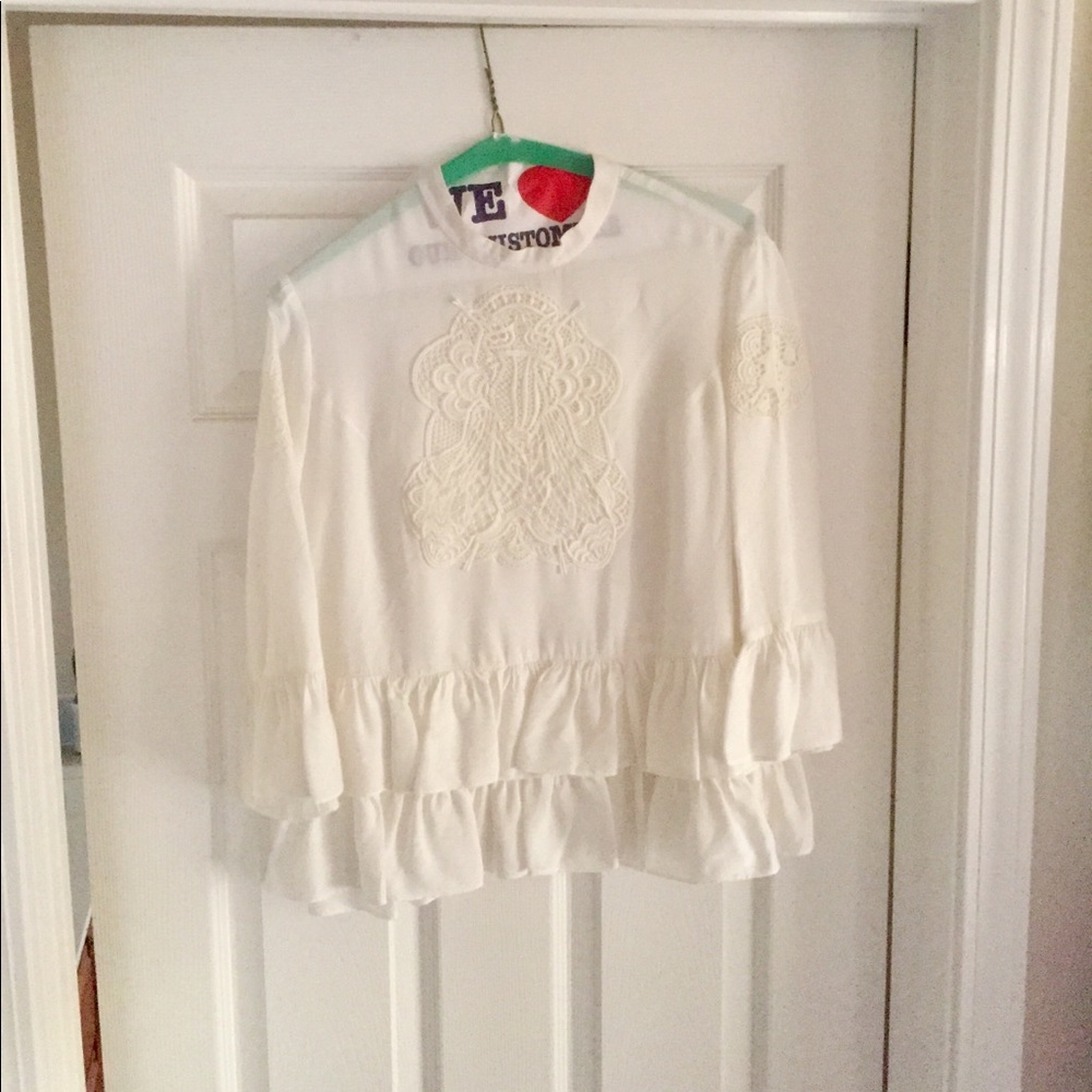 Karen walker runaway blouse US6
